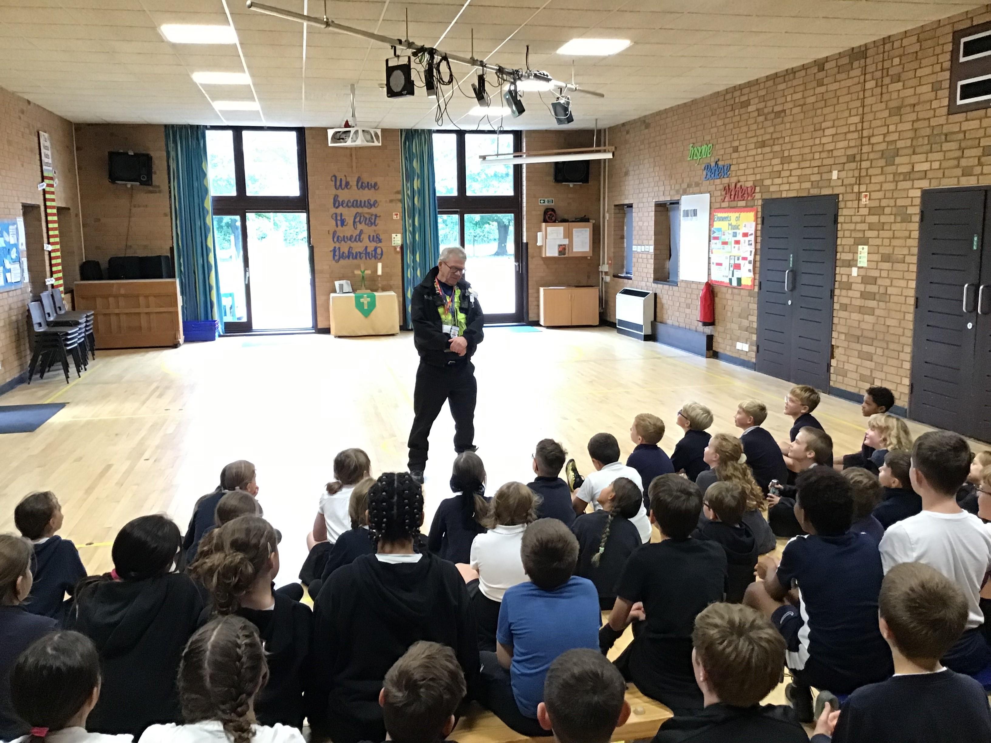 Our local PCSO came in to chat to us about online safety!
